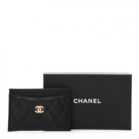 CHANEL Accessories Chanel Caviar Quilted Card Holder Black Poshmark